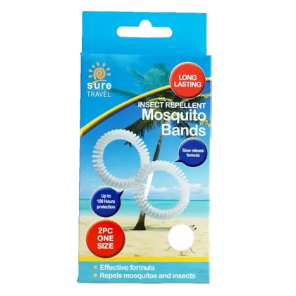 Sure Travel Mosquito Repellent Bands Pack of 2