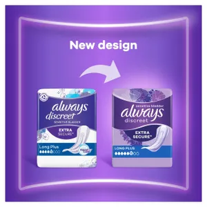 Always Discreet Long Plus Pads Pack of 8