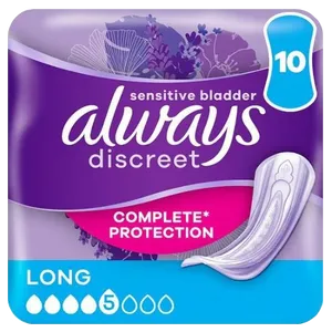 Always Discreet Long Pads Pack of 10