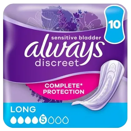 Always Discreet Long Pads Pack of 10