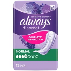 Always Discreet Normal Pads Pack of 12