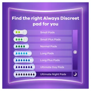 Always Discreet Small Plus Pads Pack of 16
