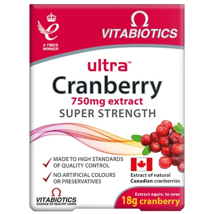 Vitabiotics Ultra Cranberry Tablets Pack of 30