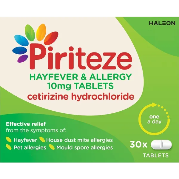 Piriteze Allergy Tablets Pack of 30