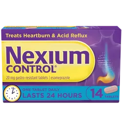 Nexium Control Gastro Resistant 20mg Tablets Pack of 14