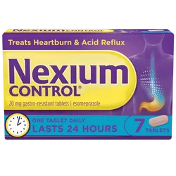 Nexium Control Gastro Resistant 20mg Tablets Pack of 7