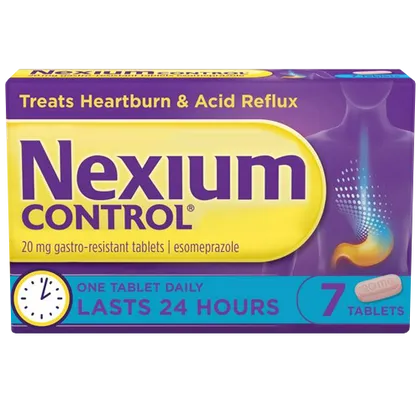 Nexium Control Gastro Resistant 20mg Tablets Pack of 7