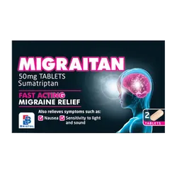 Migraitan 50mg Tablets Pack of 2