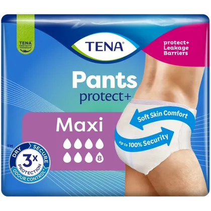 TENA Pants Protect+ Maxi Medium Pack of 10