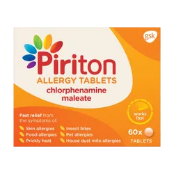 Piriton Allergy Tablets Pack of 60 x 6