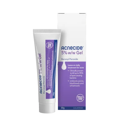 Acnecide 5% w/w Benzoyl Peroxide Daily Acne Treatment Gel 30g