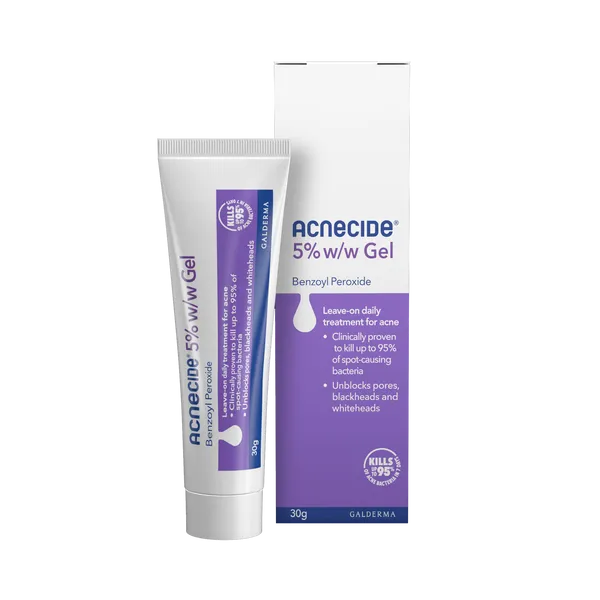 Acnecide 5% w/w Benzoyl Peroxide Daily Acne Treatment Gel 30g