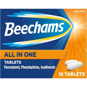 Beechams All-in-one Tablets Non-drowsy Pack of 16