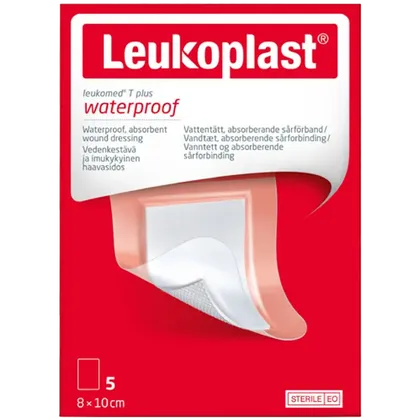Leukoplast Leukomed T Plus Wound Dressing 8cm x 10cm Pack of 5