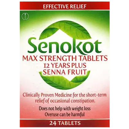Senokot Max Strength Tablets Pack of 24
