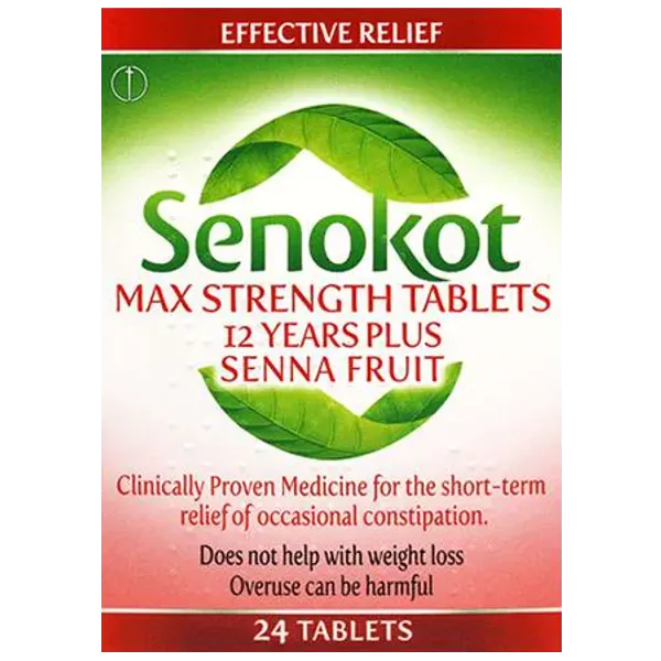 Senokot Max Strength Tablets Pack of 24