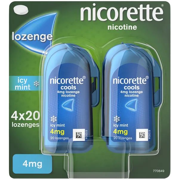 Nicorette® Cools Lozenge Icy Mint 4mg