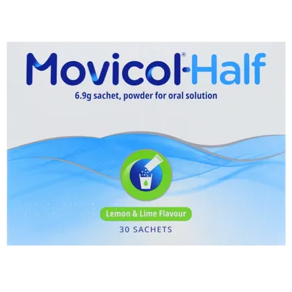 Movicol-Half Powder Lemon and Lime Sachets Pack of 30
