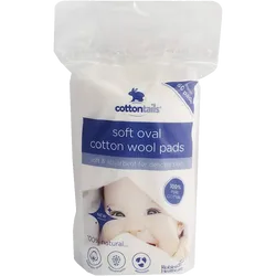 Cottontails Soft Oval Cotton Wool Pads Pack of 60