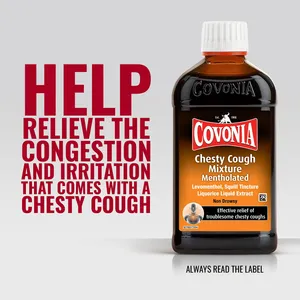 Covonia Chesty Cough Mixture Mentholated Expectorant 300ml