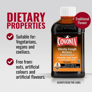 Covonia Chesty Cough Mixture Mentholated Expectorant 300ml