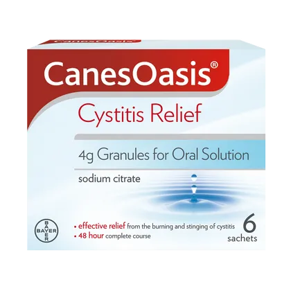 CanesOasis Cystitis Relief Sachets Pack of 6
