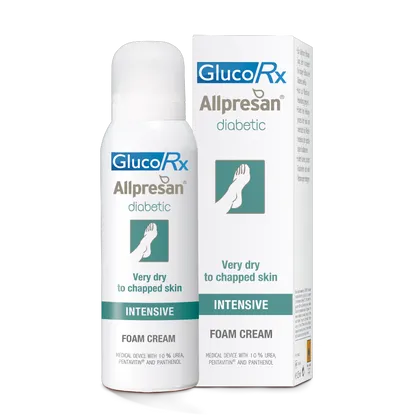 GlucoRx Allpresan Diabetic Foam Cream Intensive 125ml