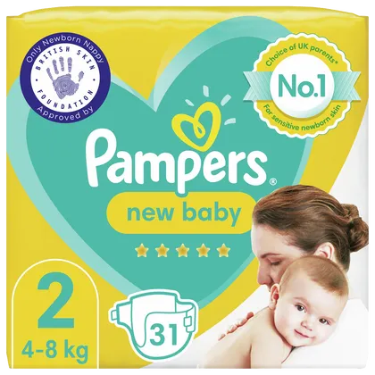 Pampers New Baby Mini Size 2 Pack of 31