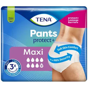 TENA Pants Protect+ Maxi Large Pack of 10