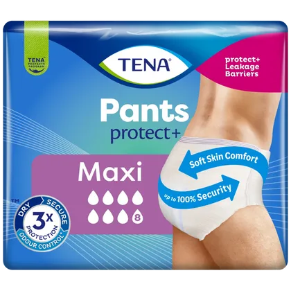TENA Pants Protect+ Maxi Large Pack of 10