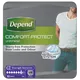 Depend Comfort Protect Underwear for Men Level 7 Small/Medium Pack of 10