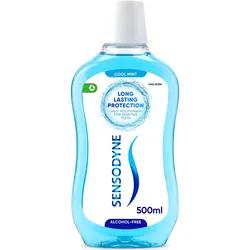 Sensodyne Cool Mint Fluoride Mouthwash Alcohol Free 500ml