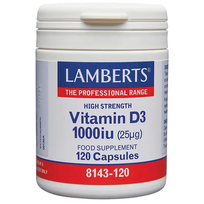 Lamberts Vitamin D3 1000iu Capsules Pack of 120