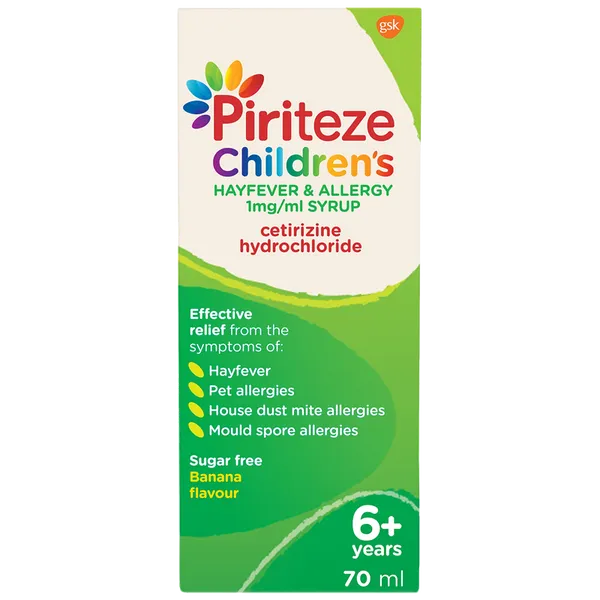 Piriteze Allergy Syrup 70ml