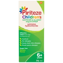 Piriteze Allergy Syrup 70ml