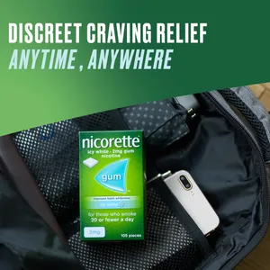Nicorette® Freshmint 2mg Gum Nicotine 105 Pieces (Stop Smoking Aid)