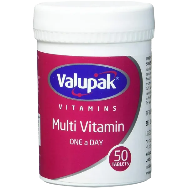 Valupak Multivitamin One-a-day Tablets Pack of 50