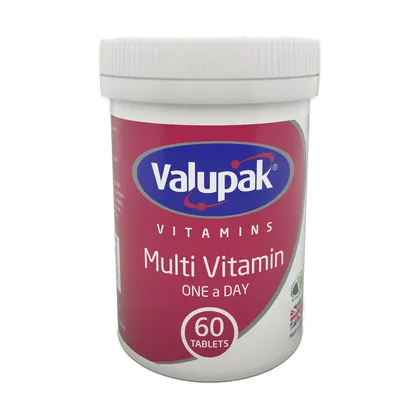 Valupak Multivitamin One-a-day Tablets Pack of 60