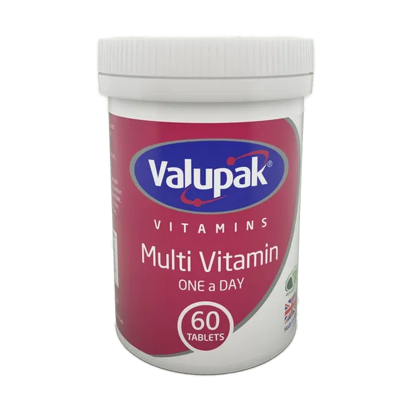 Valupak Multivitamin One-a-day Tablets Pack of 60