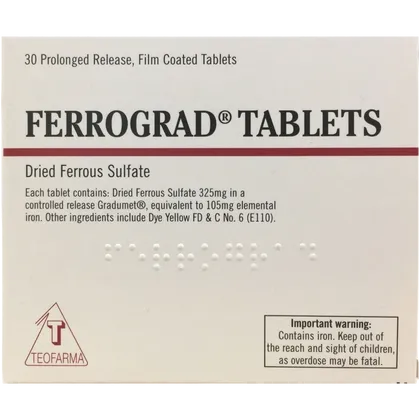 Ferrograd Tablets Pack of 30