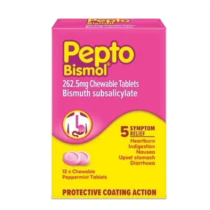 Pepto Bismol Tablets Pack of 12