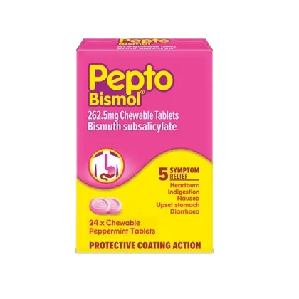 Pepto Bismol Tablets Pack of 24