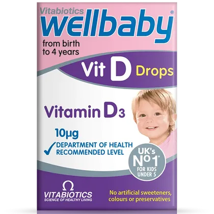 Vitabiotics Wellbaby Vitamin D Drops 30ml