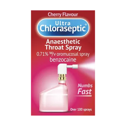 Ultra Chloraseptic Anaesthetic Throat Spray Cherry 15ml