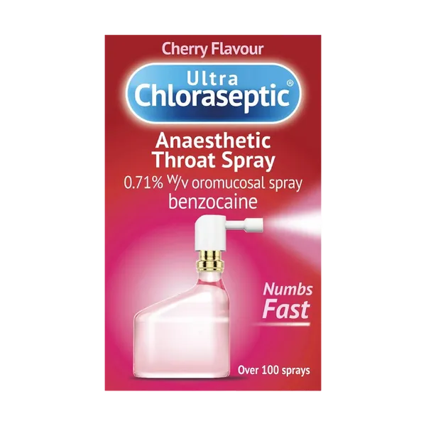 Ultra Chloraseptic Anaesthetic Throat Spray Cherry 15ml
