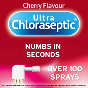 Ultra Chloraseptic Anaesthetic Throat Spray Cherry 15ml