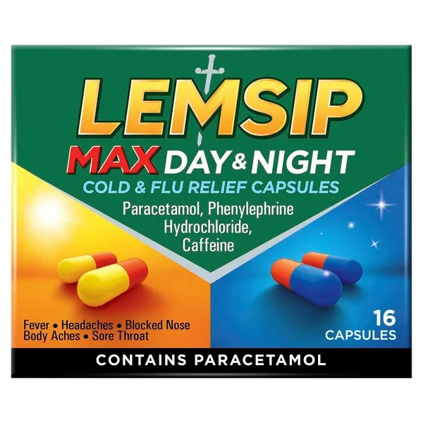 Lemsip Max Cold & Flu Day & Night Capsules