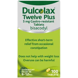Dulcolax Twelve Plus Laxative Tablets Pack of 100