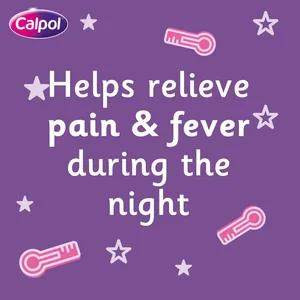 Calpol Infant Suspension, Paracetamol Medication, For 2+ Months, Strawberry Flavour, 100ml