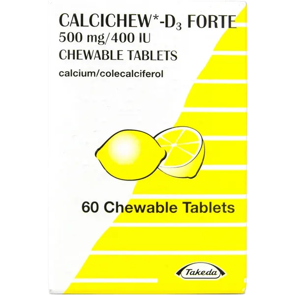 Calcichew D3 Forte Tablets Chewable Pack of 60